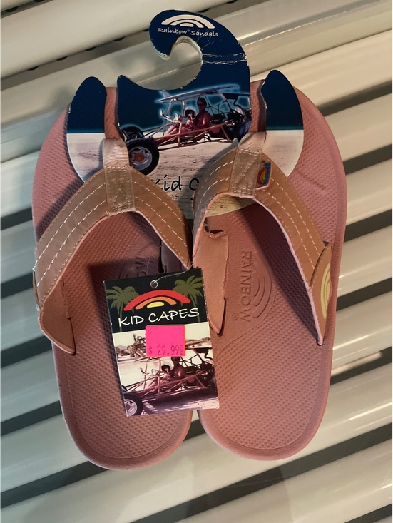 Other - Rainbow Sandals Kid Capes Pink Toddler Flip Flops